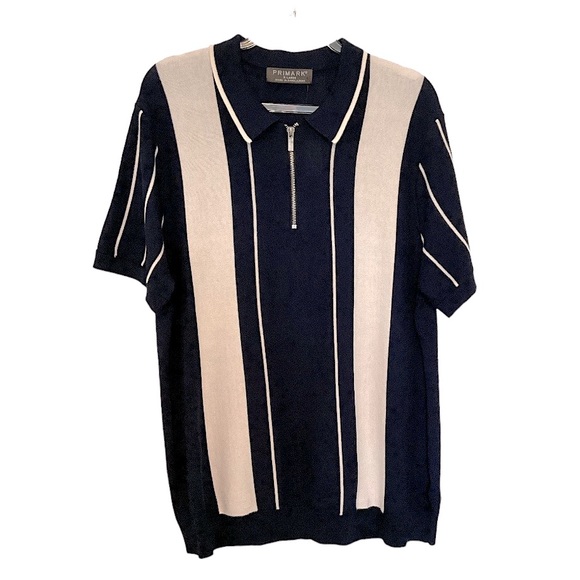 Primark Other - Primark Striped Knit Polo Shirt